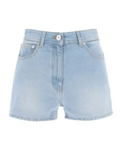 Versace Butterflies & Ladybugs Denim Shorts