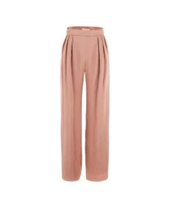 Max Mara Uncino Satin Trousers With Pleats