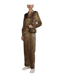 Dolce & Gabbana Animal Pattern Satin Jumpsuit -Italist Store e23415505f290c6a62b0c2bfa6510d7c