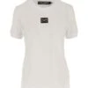 Dolce & Gabbana Cotton T-shirt With Dg Logo Plaque