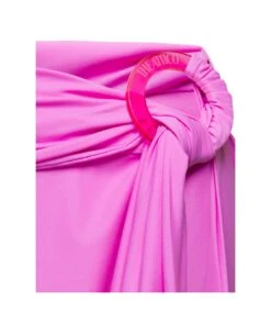 Asymmetric Miniskirt With Ruched Detailing In Pink Technical Fabric Woman -Italist Store e2ff7aeed2b0bb3f8d428ee5096849a9