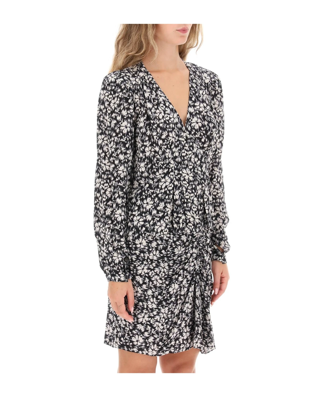 Eddy Floral Crepe Blouse 2 Eddy Floral Crepe Blouse - Image 2