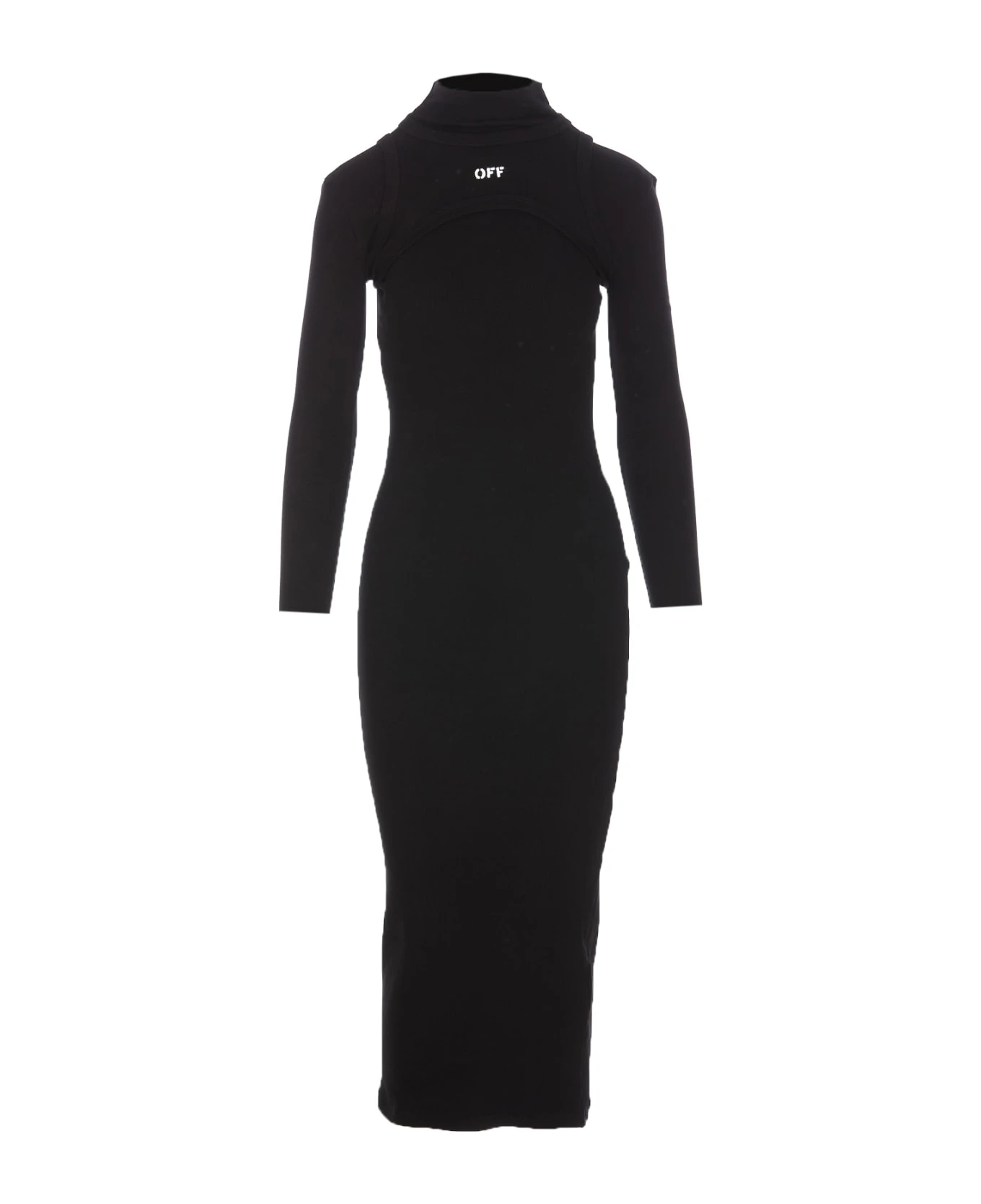 Off-White Off Stamp Logo Dress 1 Off-White Off Stamp Logo Dress