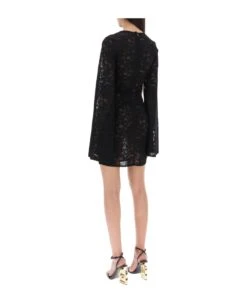 Dolce & Gabbana Mini Dress In Floral Openwork Knit 6 Dolce & Gabbana Mini Dress In Floral Openwork Knit -Italist Store e4f633f41bd2ab02c95ff367efd6facb