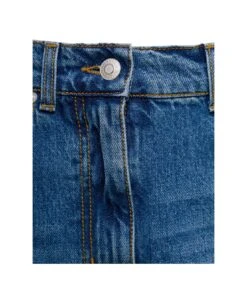 Alexander McQueen Midi Light Blue Skirt With Wide Front Split In Cotton Denim Woman -Italist Store e4ffa37717781a98ca5ad8dfb55565c5