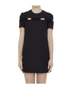 Valentino Garavani Crepe Couture Short Dress