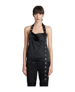 Off-White Topwear In Black Acrylic