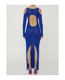 Off-White Cut-out Net Long Dress 7 Off-White Cut-out Net Long Dress -Italist Store e7951865c941ad1e5e2e4cbb42bac938