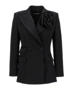Dolce & Gabbana Flower Application Blazer