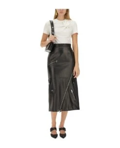 Alexander McQueen Orchid Draped T-shirt -Italist Store e96e759b8aa31e2011d0b451f5af2b7c