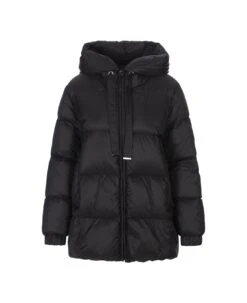 Max Mara Black Seia Down Jacket