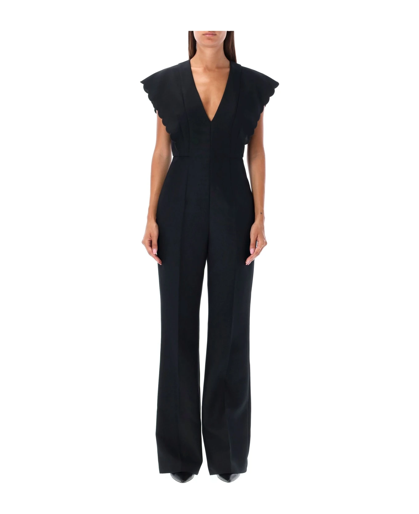 Philosophy Di Lorenzo Serafini Grain De Poudre Technical Flare Jumpsuit 1 Philosophy Di Lorenzo Serafini Grain De Poudre Technical Flare Jumpsuit