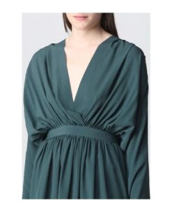 Dress Ml Sc V Plise -Italist Store ec847378fbea13015fd23c1aabe14742