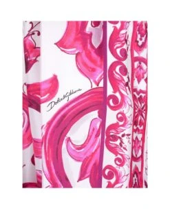 Dolce & Gabbana Printed Silk Trousers -Italist Store eceeab96623b03348daee296bf1703e8