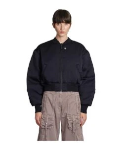 Acne Studios Casual Jacket In Black Polyester