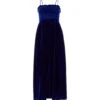 Gucci Blue Velvet Dress