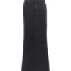 Balenciaga Denim Long Skirt