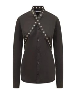 Off-White Belt Eyelets Shirt