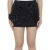 Dolce & Gabbana Ottoman Miniskirt With Flowers