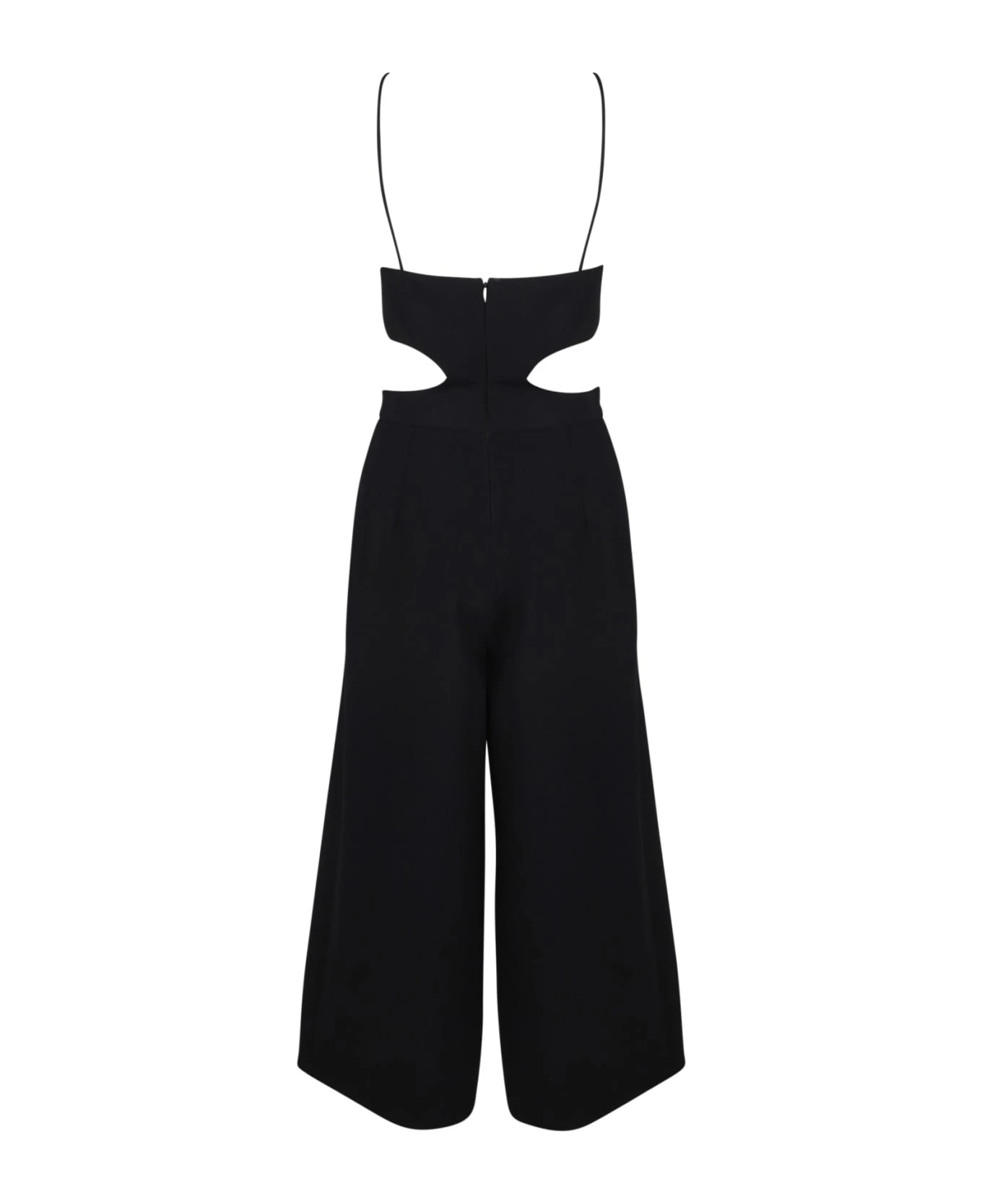 Ermanno Scervino Rose-appliqué Cut-out Jumpsuit 2 Ermanno Scervino Rose-appliqué Cut-out Jumpsuit - Image 2