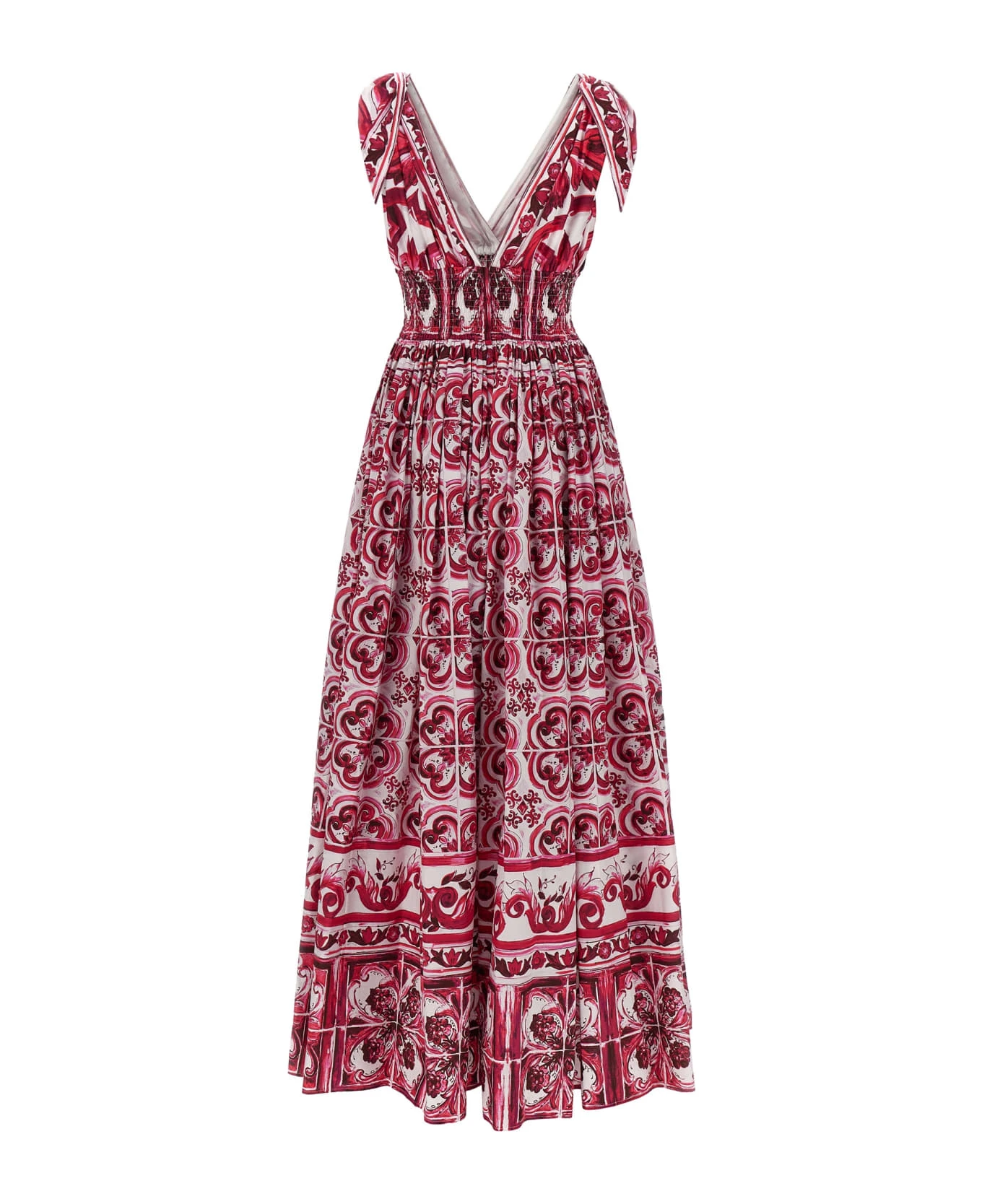 Dolce & Gabbana Long Maiolica Dress 2 Dolce & Gabbana Long Maiolica Dress - Image 2