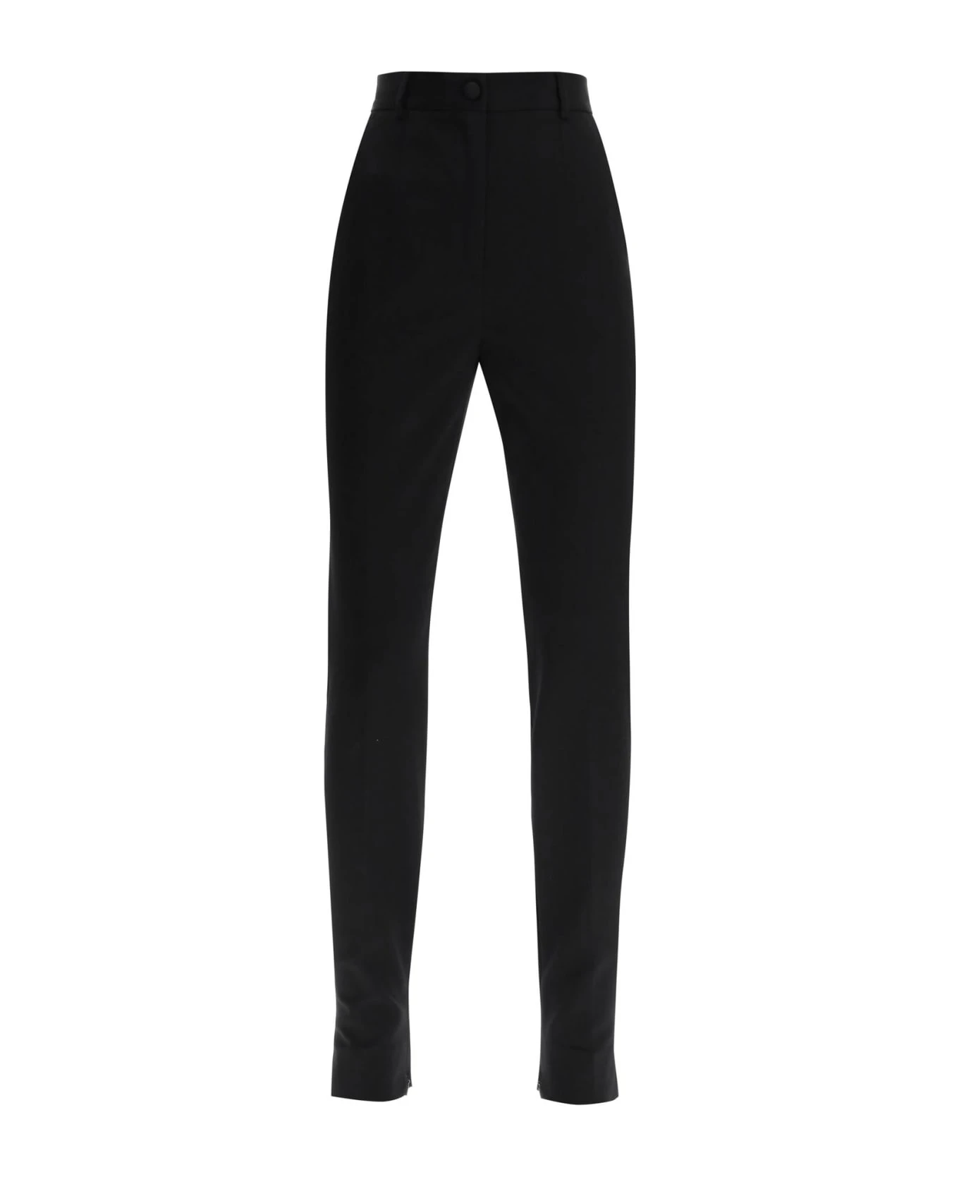 Dolce & Gabbana Slim Trousers With Zip Cuffs 1 Dolce & Gabbana Slim Trousers With Zip Cuffs