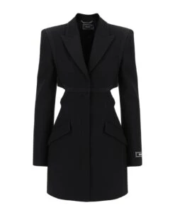 Versace Blazer Dress With Cut-outs