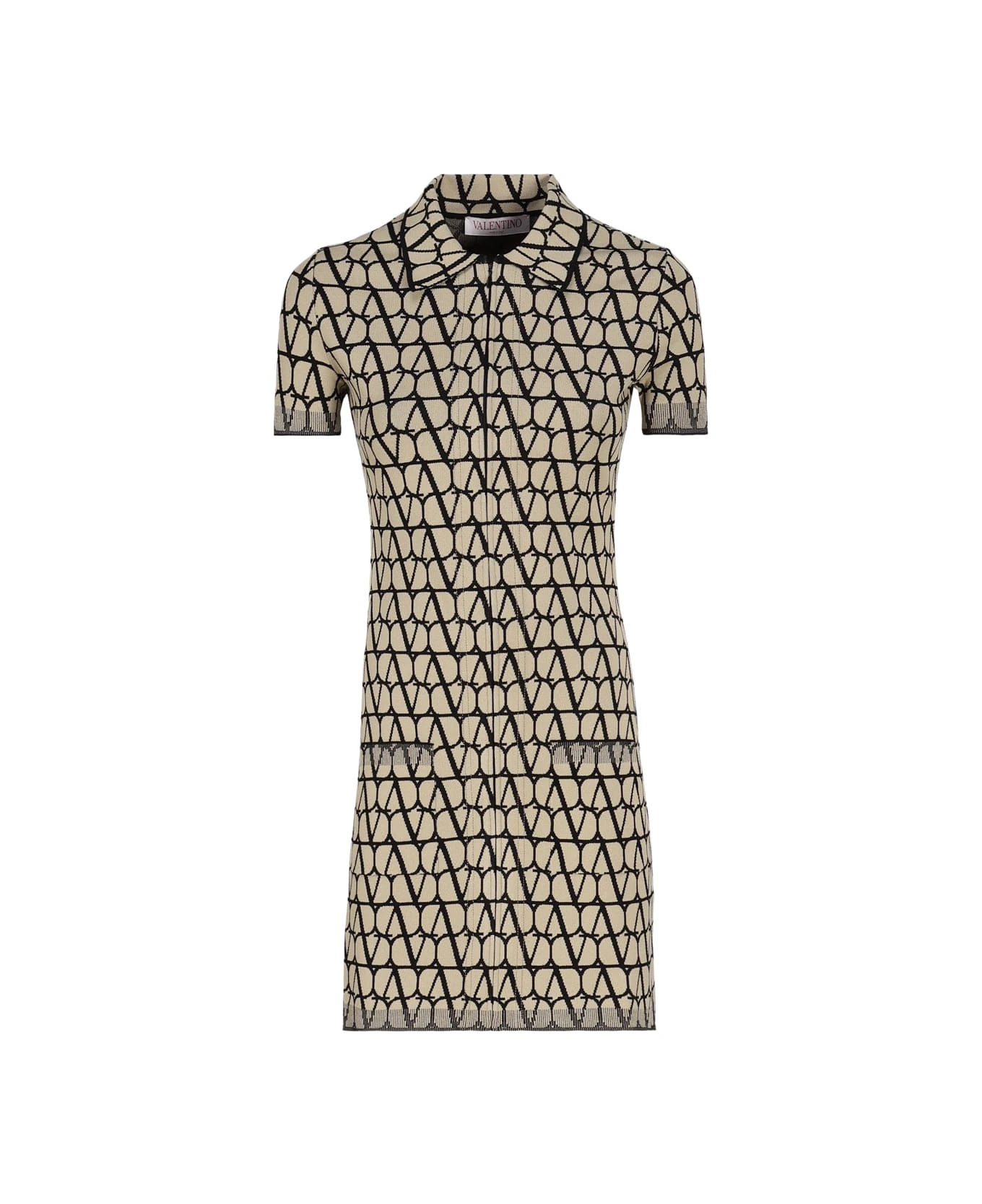 Valentino Garavani Short Dress With Logo 2 Valentino Garavani Short Dress With Logo - Image 2