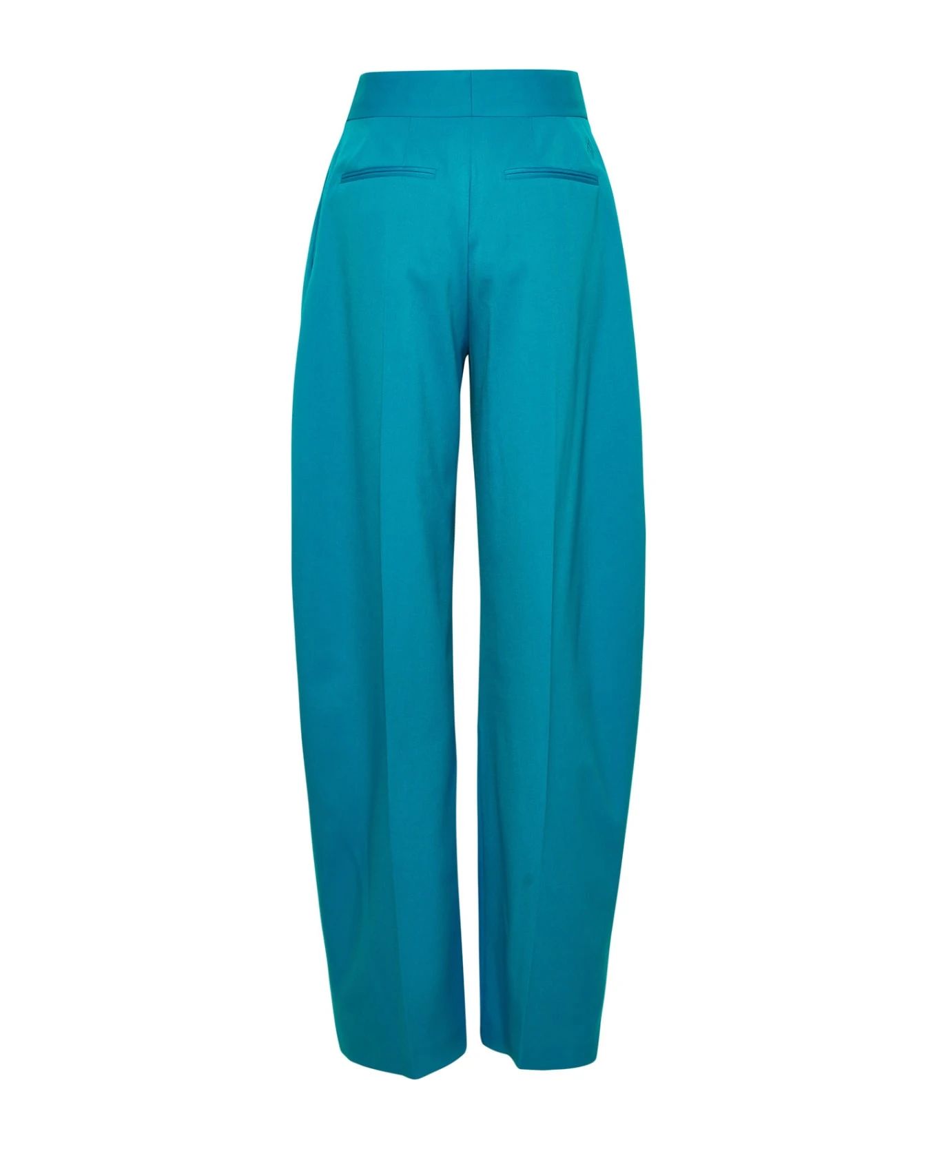 Gary Light Blue Wool Trousers 3 Gary Light Blue Wool Trousers - Image 3
