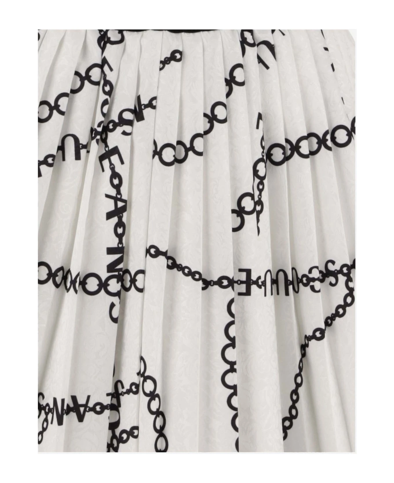 Versace Jeans Couture Pleated Necklace Skirt 3 Versace Jeans Couture Pleated Necklace Skirt - Image 3
