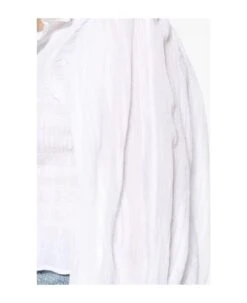 White Cotton Blend Blouse -Italist Store f8311ad39481c661452b313b0dd6dcb7