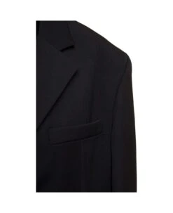 Jacquemus 'la Veste D'homme' Black Single-breasrted Jacket With Welt Pockets In Wool Woman -Italist Store fab9ebf37c105047c799f63fa268b933
