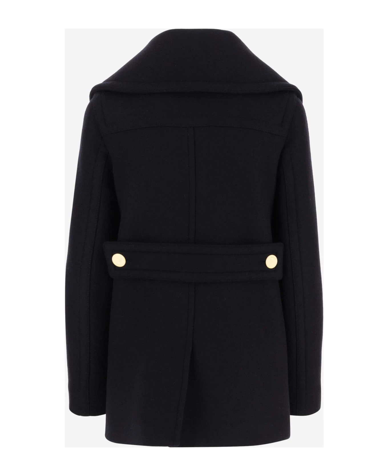 Valentino Wool Blend Double-breasted Coat 2 Valentino Wool Blend Double-breasted Coat - Image 2