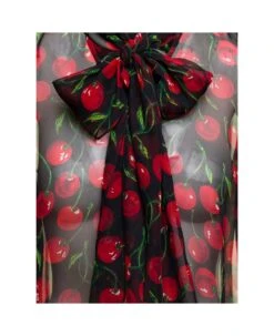 Dolce & Gabbana Black Blouse With Transparent All-over 'cherise' Print In Silk Woman 5 Dolce & Gabbana Black Blouse With Transparent All-over 'cherise' Print In Silk Woman -Italist Store fb1797f1a02c2538059ea97d59912cff