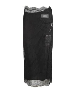 Dolce & Gabbana Laced Wrap Skirt