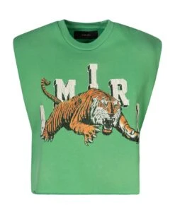 Amiri Printed Cropped T-shirt