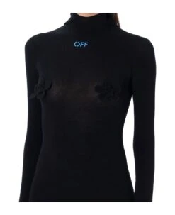 Off-White Flower Long Dress 9 Off-White Flower Long Dress -Italist Store fd508f3e96247b6d58dd244861057459