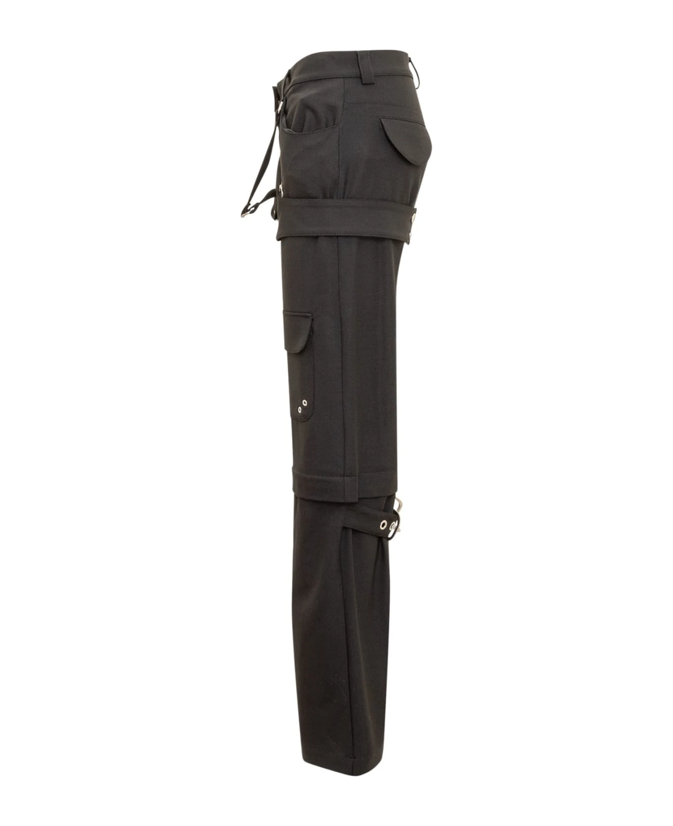 Off-White Blend Cargo Zip Pants 3 Off-White Blend Cargo Zip Pants - Image 3