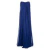 Alexander McQueen Ultramarine Blue Bustier Evening Dress