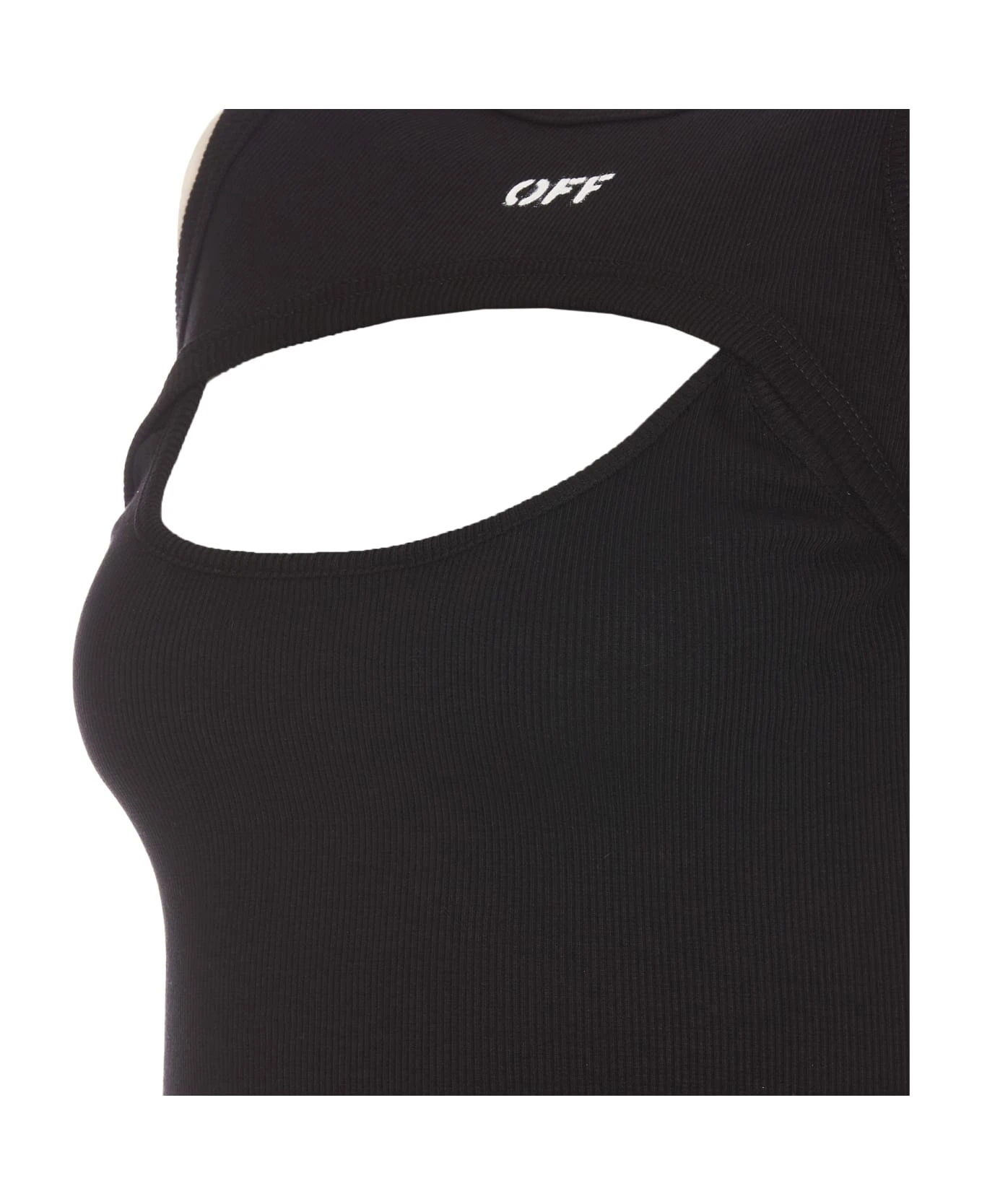 Off-White Off Stamp Logo Mini Dress 3 Off-White Off Stamp Logo Mini Dress - Image 3