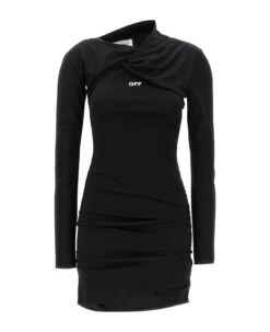 Off-White 'fluid Jersey Twist' Dress